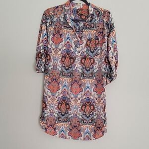 A'gaci Women's Multicolor Shirtdress size S